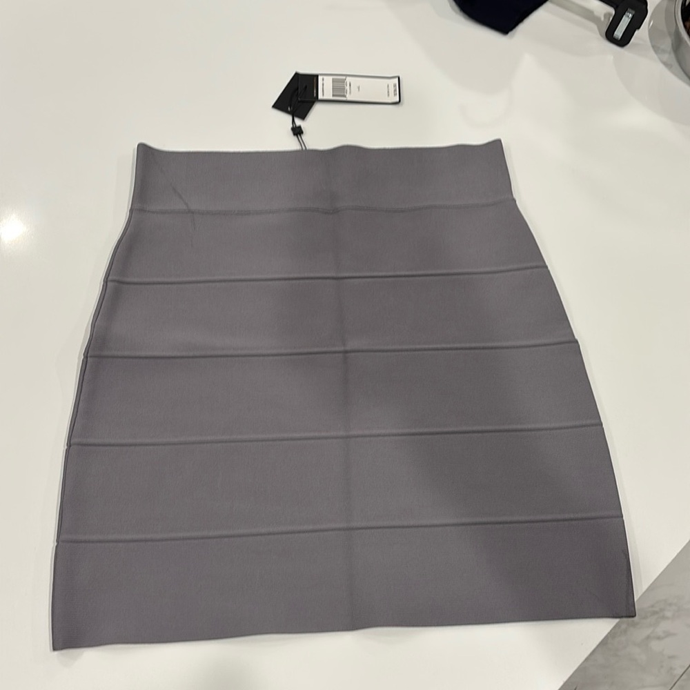 BCBG Max Azria gray bandage skirt